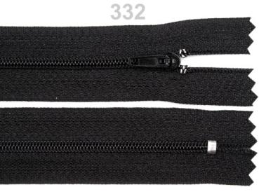 Reißverschluss Spirale Breite 3 mm Länge 20 cm pinlock  Schwarz